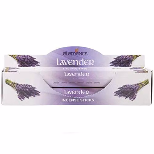 Something Different Elements Lavender Incense Stick 6 Pack Display Set in Purple