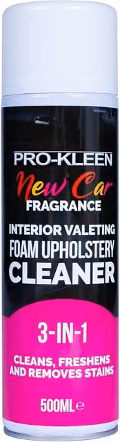 Pro-Kleen Foam Upholstery Cleaner, White, 500ml