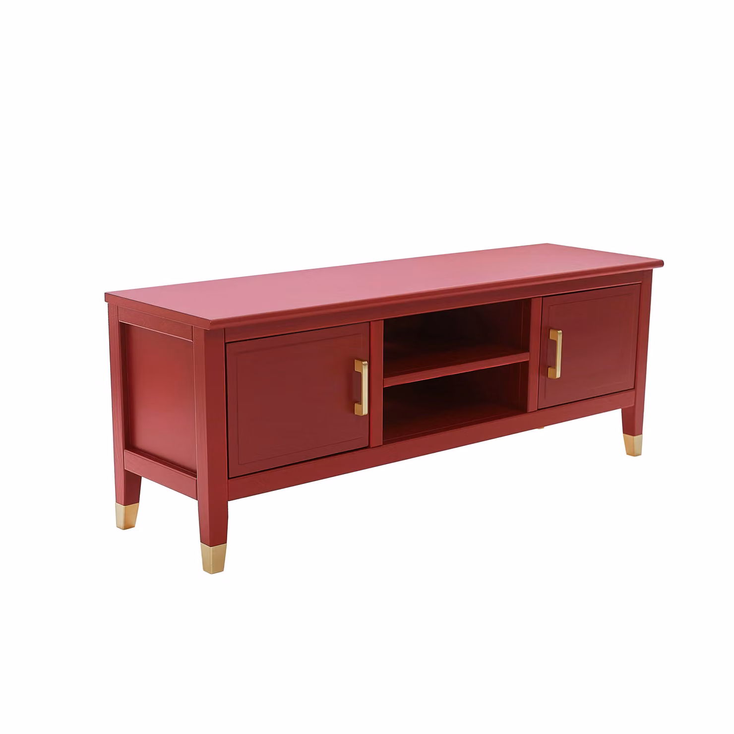 Cabinet Bits Palazzi 2 Door TV Unit in Red, H45 x W120 x D35 cm – 2