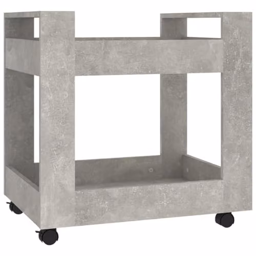 vidaXL Desk Trolley in Grey, W/D/H: 60 x 45 x 60 cm – 1