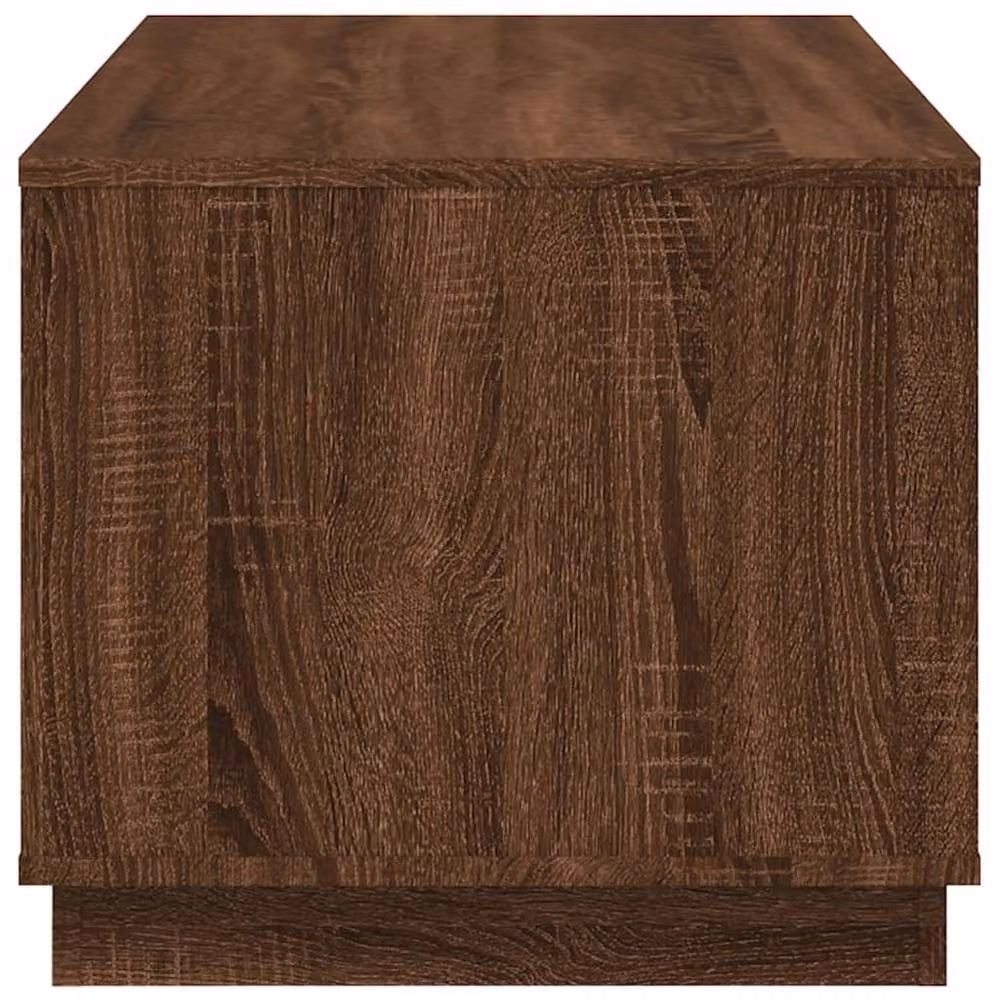 Berkfield Home Modern Brown Oak Decorative Coffee Table, W/D/H: 102 x 50 x 44 cm – 4