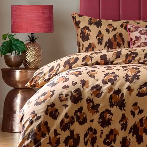 Riva Home True Leopard Graphic Duvet Cover Set, Multicolour, 200 x 200 cm – 2