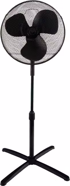 Igenix 16 Inch Black Pedestal Fan with Oscillation