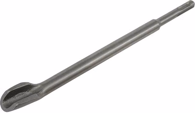 Loops SDS Plus Shank Gouge Breaker Chisel in Grey Steel, Width: 25 mm, Length: 250 mm