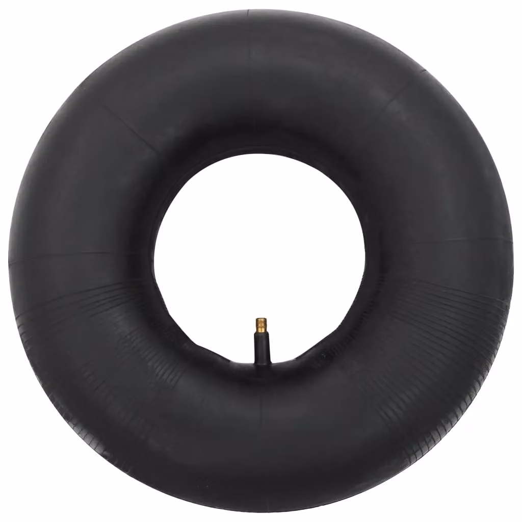 Berkfield Home Wheelbarrow Inner Tubes, 2 Pack, Black Rubber, 15x6.00-6 – 2