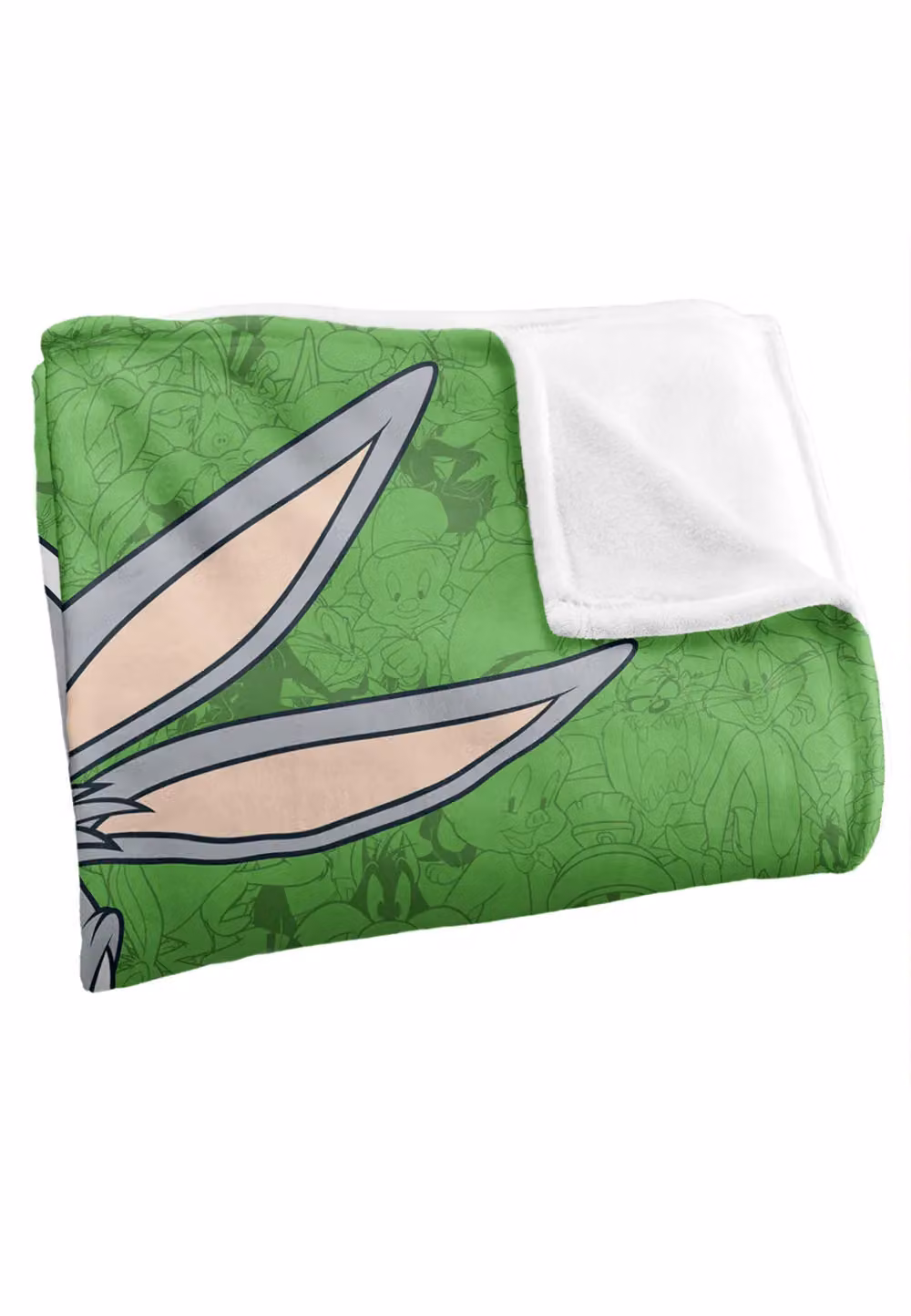 Warner Brothers Looney Tunes Silky Touch Super Soft Fluffy Throw Blanket, White, W: 152 cm, D: 127 cm – 2