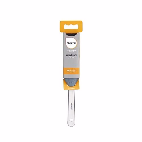 Harris Seriously Good Woodwork Gloss Paint Brush, Grey, 0.5in (1.27 cm)