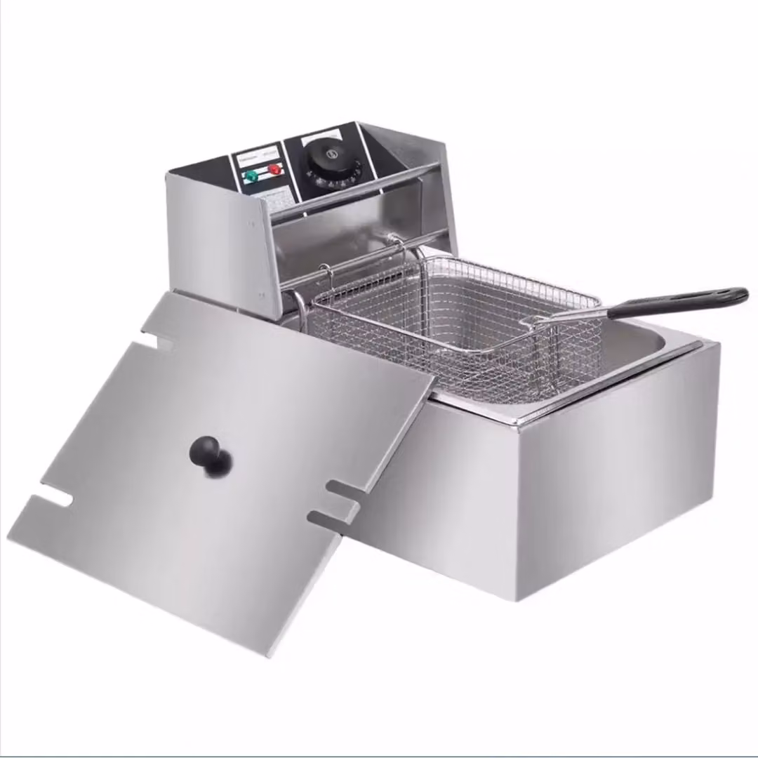 SPETLEK 10L Commercial Electric Deep Fryer with Stainless Steel Basket in Silver – 2