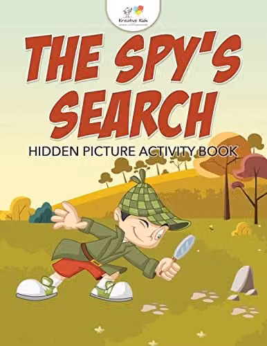 Kreative Kids The Spy's Search: Hidden Picture Activity Book, Multicolour