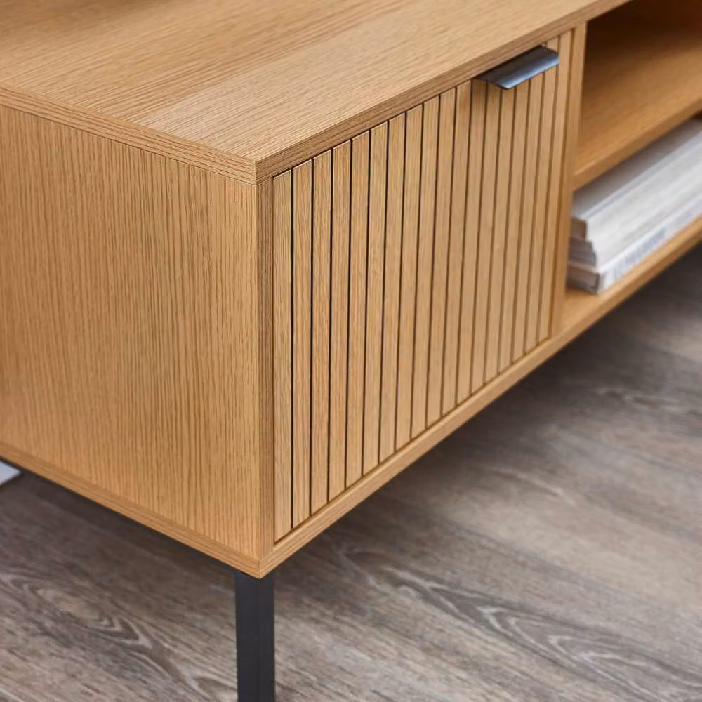 Cheshire Premium Suri Modern Matt Beige Wood TV/Media Unit – 4