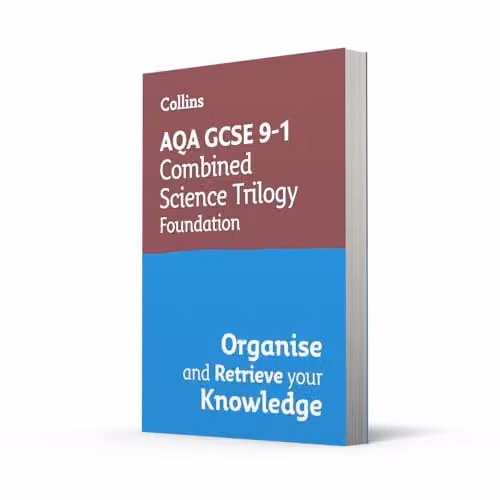 Collins AQA GCSE 9-1 Combined Science Trilogy Foundation Organise and Retrieve Your Knowledge Revision Guide – 2