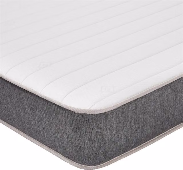 eXtreme comfort Next-Gen Memory Foam Medium Pocket Spring Hybrid Mattress with White Quilted Cooltouch Top Panel and Grey Border, Single, W/D/H: 90 x 190 x 22 cm