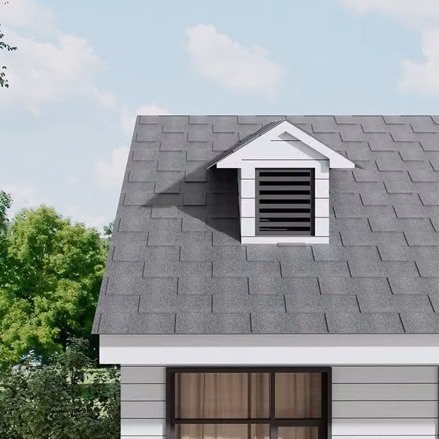 Livingandhome Set of 14 Self Adhesive Laminated Asphalt Roof Shingles, Grey