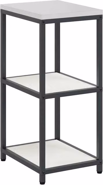 Berkfield Home Kitchen Storage Shelf in White Matt Steel – 1