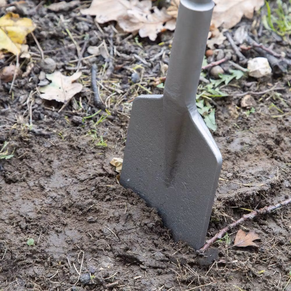 Loops Clay Breaker Spade Bit with SDS Max Shank, Silver, Length: 460 mm, Width: 110 mm – 2