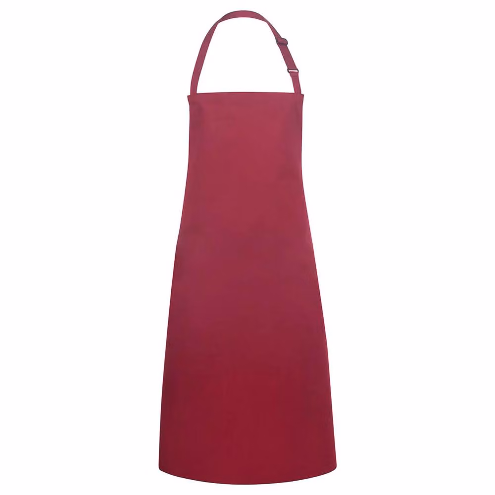 Karlowsky Basic Bib Apron in Red, W/H: 90 x 70 cm – 2