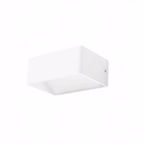 Netlighting Toppi LED Flush Wall Light in White, 530lm, 3000K Warm White – 1