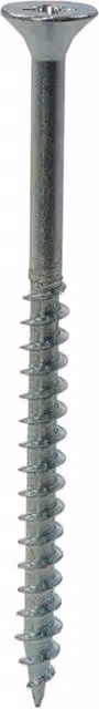 Unifix General Purpose Chippy Woodscrews, Grey, 6.0 x 180/70mm, Box of 50