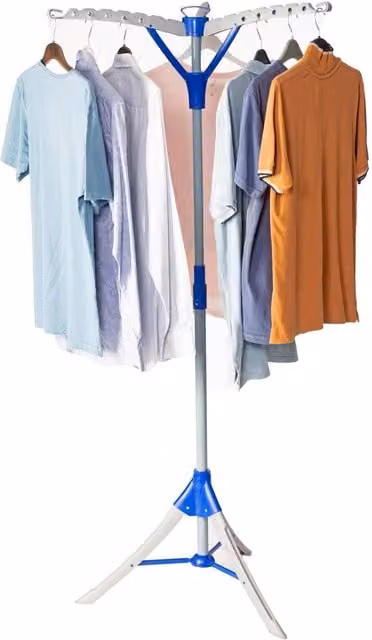 Homefront Foldable Portable Clothes Rail Airer in White
