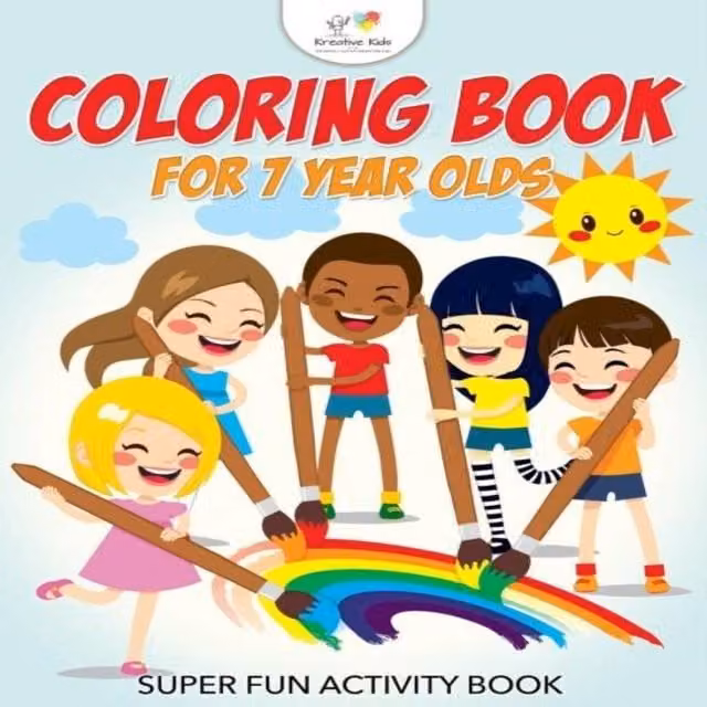 Kreative Kids Multicolour Childrens Coloring Book Paperback