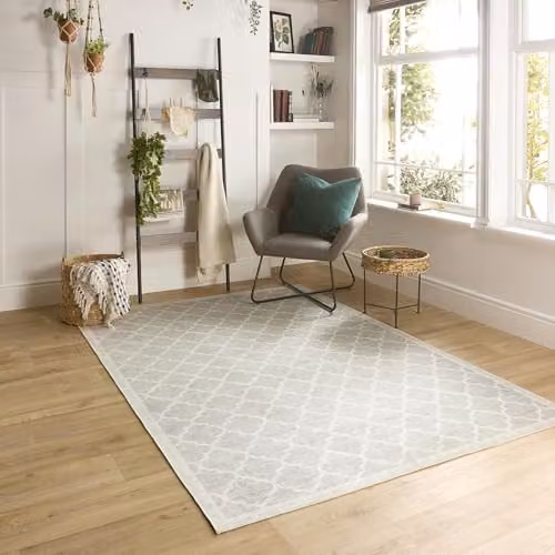 Phoenox Textiles Limited Origins Washable Moroccan Rug in Beige, W/D: 120 x 170 cm – 2
