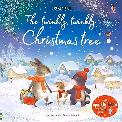 Usborne The Twinkly, Twinkly Christmas Tree Multicolour Paper Book