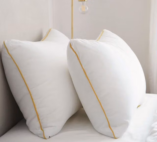 Brightr Sleep Nox Soft Down Alternative Microfibre Pillows, 2 Pack, White – 1