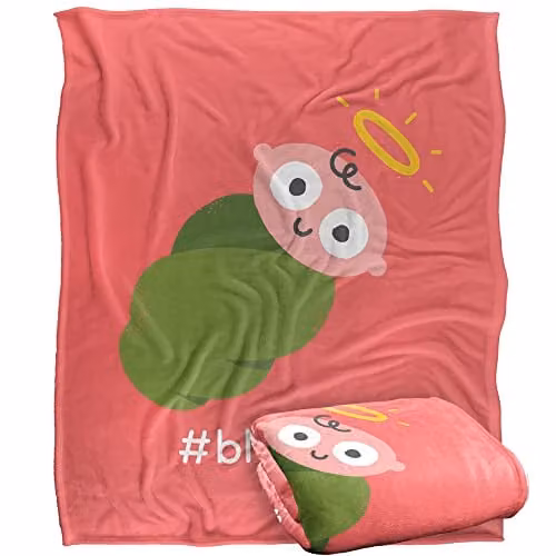 Bcreative David Olenick Divine Instavention Silky Touch Super Soft Fleece Throw Blanket in White, W/D/H: 152 x 127 cm