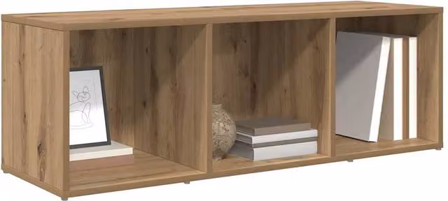 Berkfield Home Artisan Oak TV Cabinet with Storage in Brown – 1