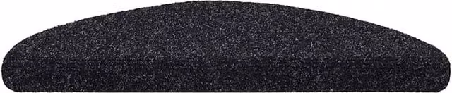 Berkfield Home Self-adhesive Non-slip Stair Mats, 5 Pieces, Black, W: 56 cm, D: 17 cm, H: 3 cm
