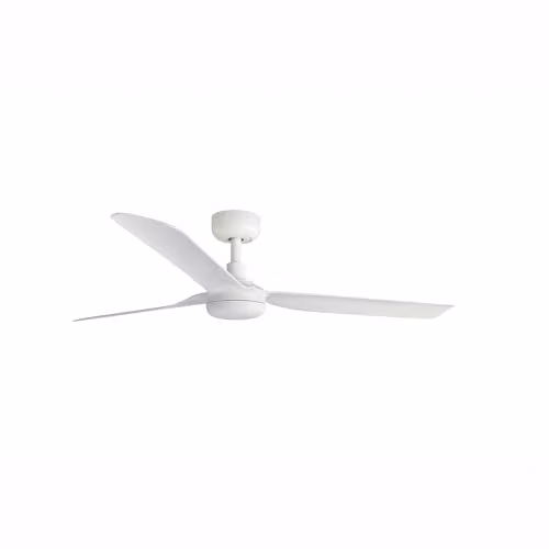 Faro Barcelona Punt White 3 Blade Ceiling Fan with DC Motor and Remote Control