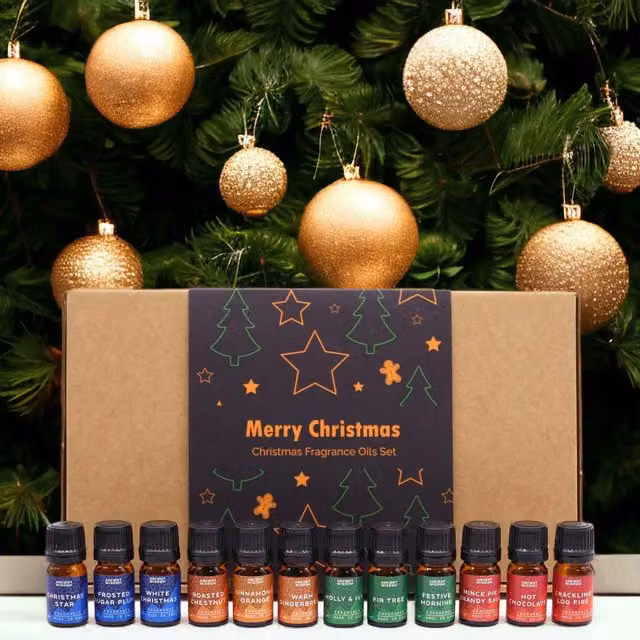 KDMD Festive Delights Multicolour Christmas Fragrance Set with Fruity, Spicy, Gourmand and Woody Scents – 1
