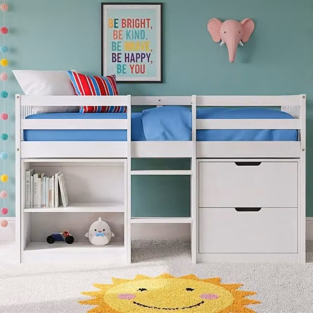 Noa and Nani Jens Sleepstation Shorty Cabin Bed in White