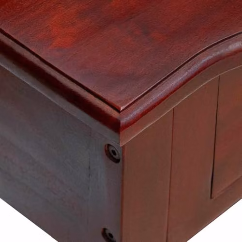 vidaXL Classic Mahogany Console Table, Brown Solid Wood, W/D/H: 50 x 29.5 x 76 cm – 4