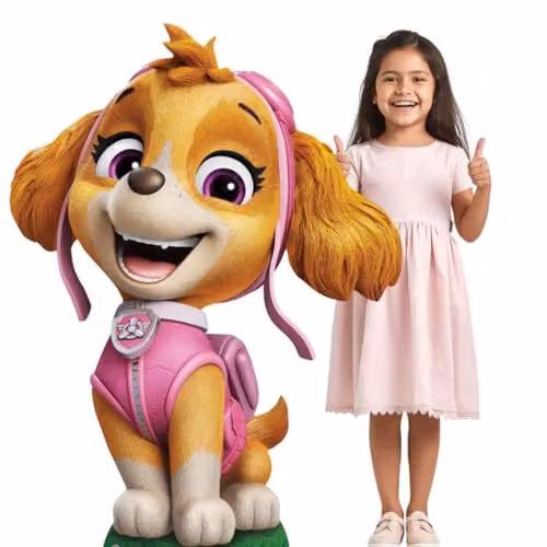 Star Cutouts SC4606 Paw Patrol Skye Air Rescue Puppy Cardboard Cutout, Height: 121 cm, Multicolour – 1