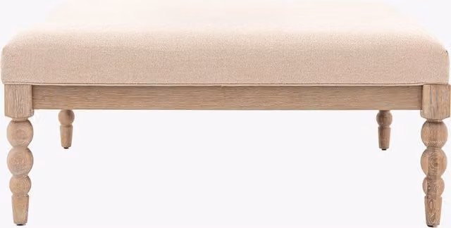 Perch & Parrow Spindler Coffee Table in Beige Wood