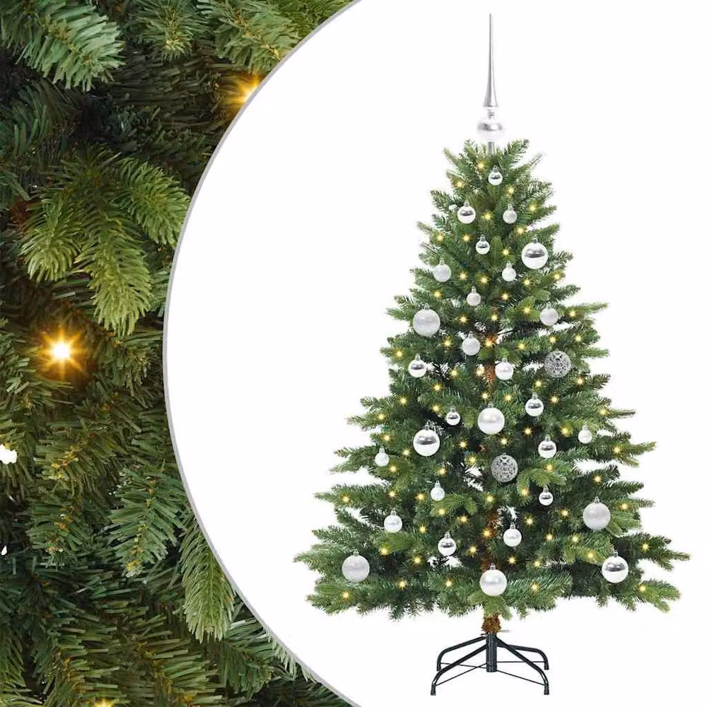 Berkfield Home Green Artificial Christmas Tree with 150 LEDs, Height: 120 cm – 2