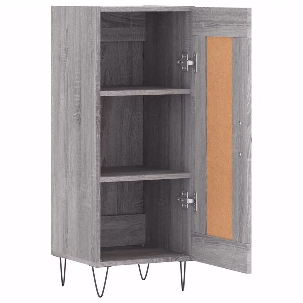 Berkfield Home Grey Sonoma Sideboard, W/D/H: 34.5 x 34 x 90 cm – 4