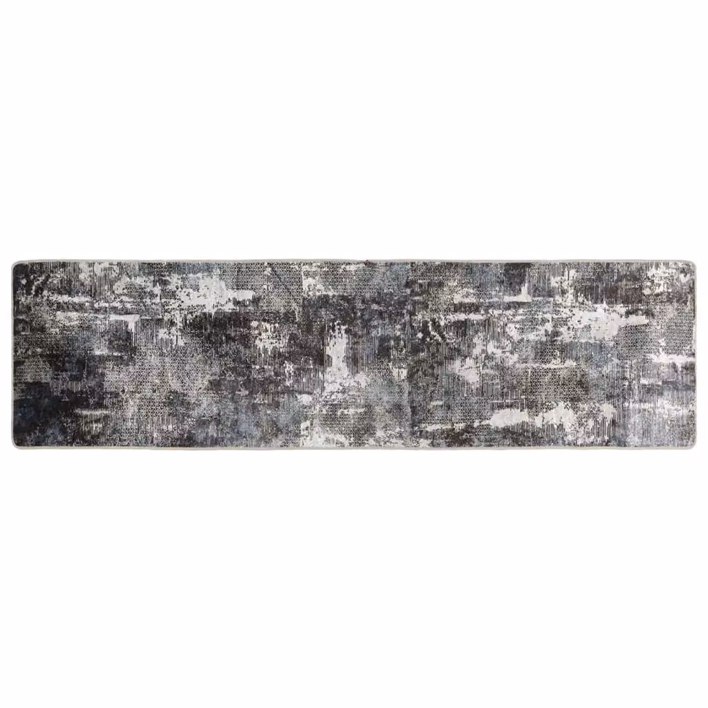 Berkfield Home Washable Multicolour Anti Slip Modern Rug W: 80 cm, L: 300 cm – 1