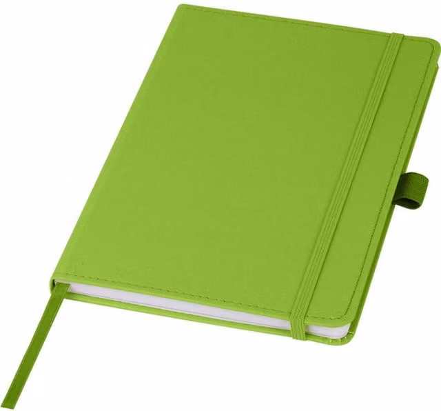 Marksman Thalaasa Ocean Bound Plastic Hardcover Notebook in Green with Lined Paper, Bookmark and Elastic Closure