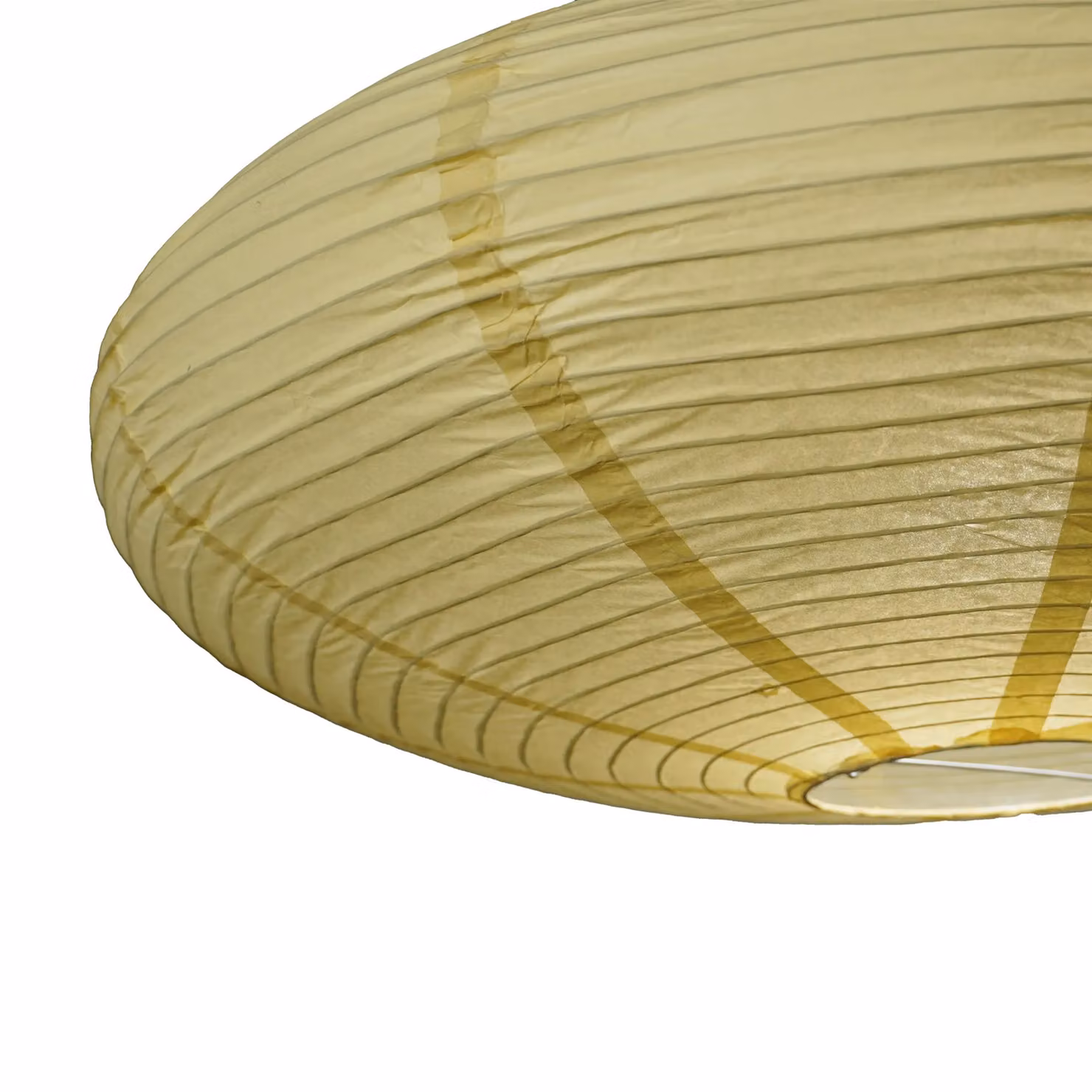 Nordlux Villo Retro Paper Lamp Shade, Yellow, Diameter: 60 cm – 2