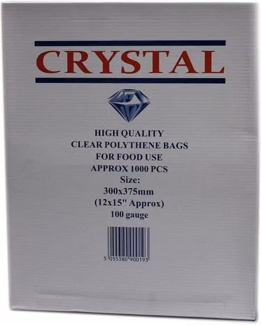 KDMD Transparent Lightweight Polythene Food Bags, Freezer Safe