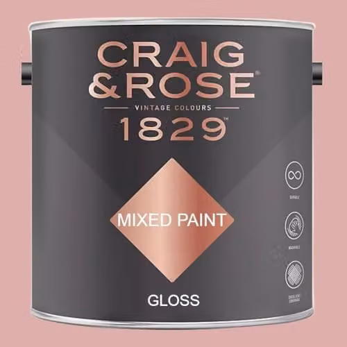 Craig & Rose 1829 Paint Stop Gloss Rose Pink 2.5l