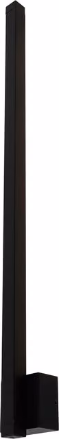 Litecraft Alod Outdoor LED Linear Wall Light, Black