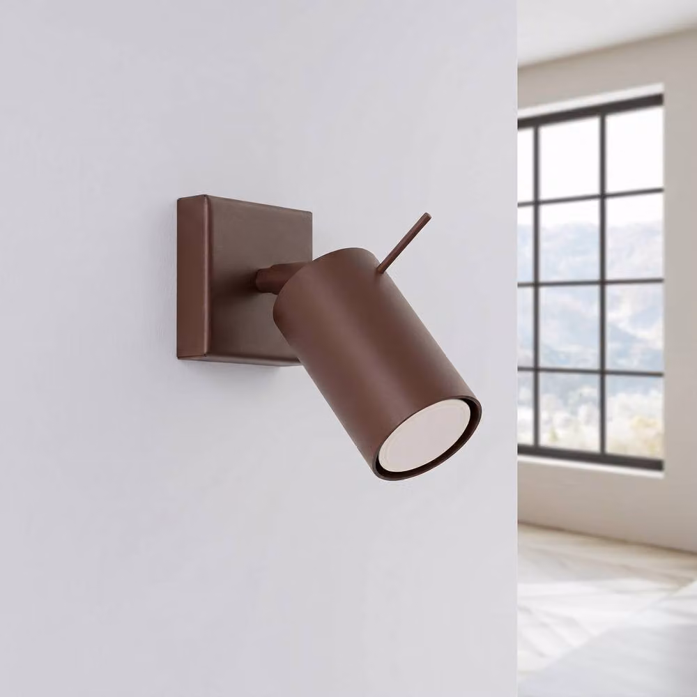 Sollux Lighting Modern Brown Metal Wall Lamp, W/D/H: 8 x 8 x 16 cm – 2