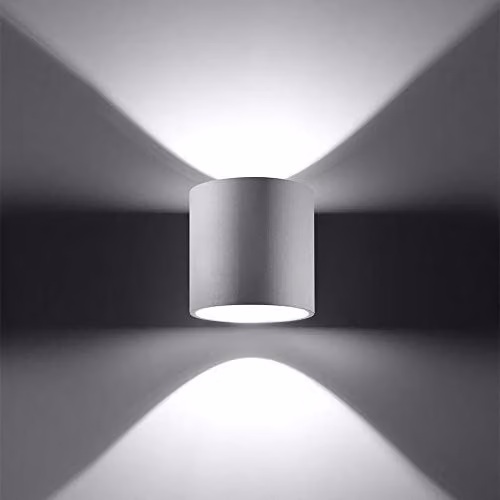 SOLLUX ORBIS SL.0048 Modern LED Wall Lamp, White Aluminium Round Sconce with G9 Socket for Kitchen and Bedroom – 5