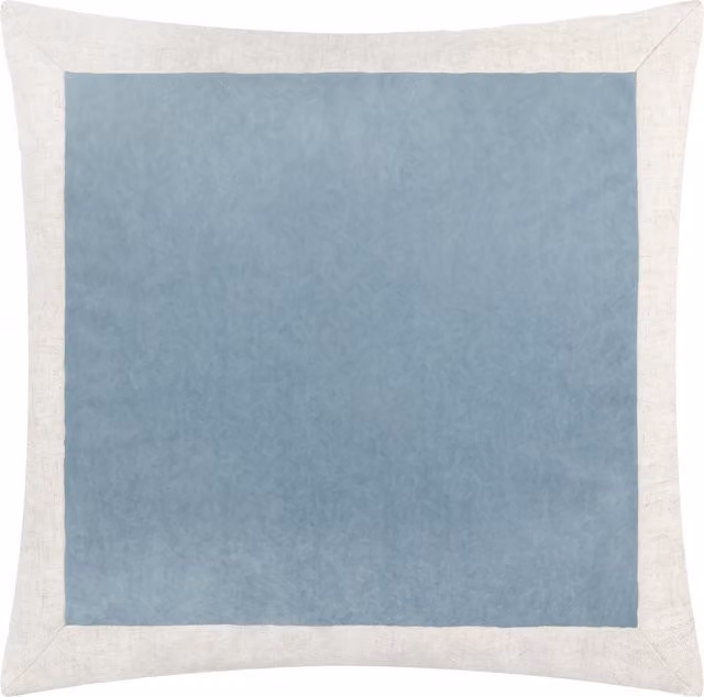 Make It A Home Auden Matte Velvet Square Cushion in Blue