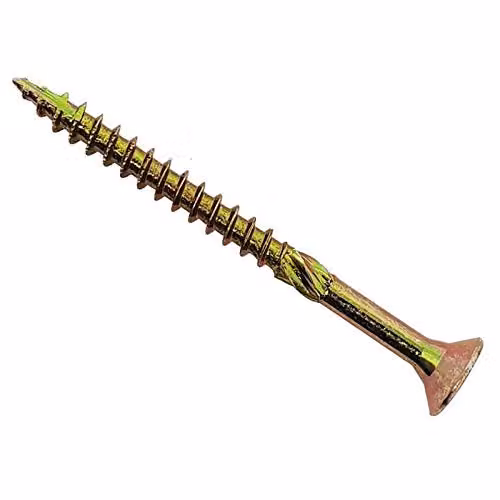 Forgefix Spectre Pozidriv Self-Countersinking Wood Screws, Gold, 5.0 x 50 mm (Box of 500)
