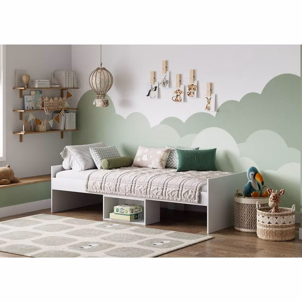 Kidsaw Flash Single Cabin Bed in White, W/D/H: 95 x 196 x 50 cm – 2