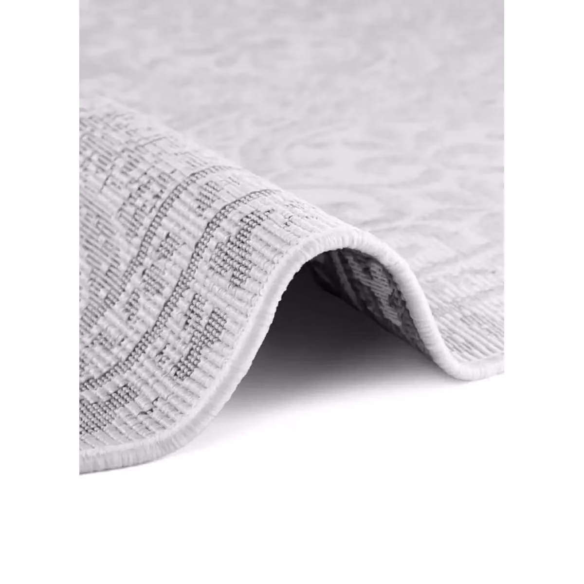 THE RUGS Rosel Reversible Vintage Flat Woven Indoor Outdoor Rug in White and Beige, W/D/H: 200 x 290 cm – 2